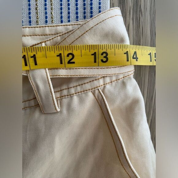 ULLA JOHNSON Levi Pant Women Ivory  Size 0 New with tag - Picture 13 of 16